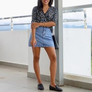 🔥Name Your Price J. Crew Classic Mini Jean Skirt Size 6